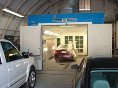 Brinks Heated Spray Booth
